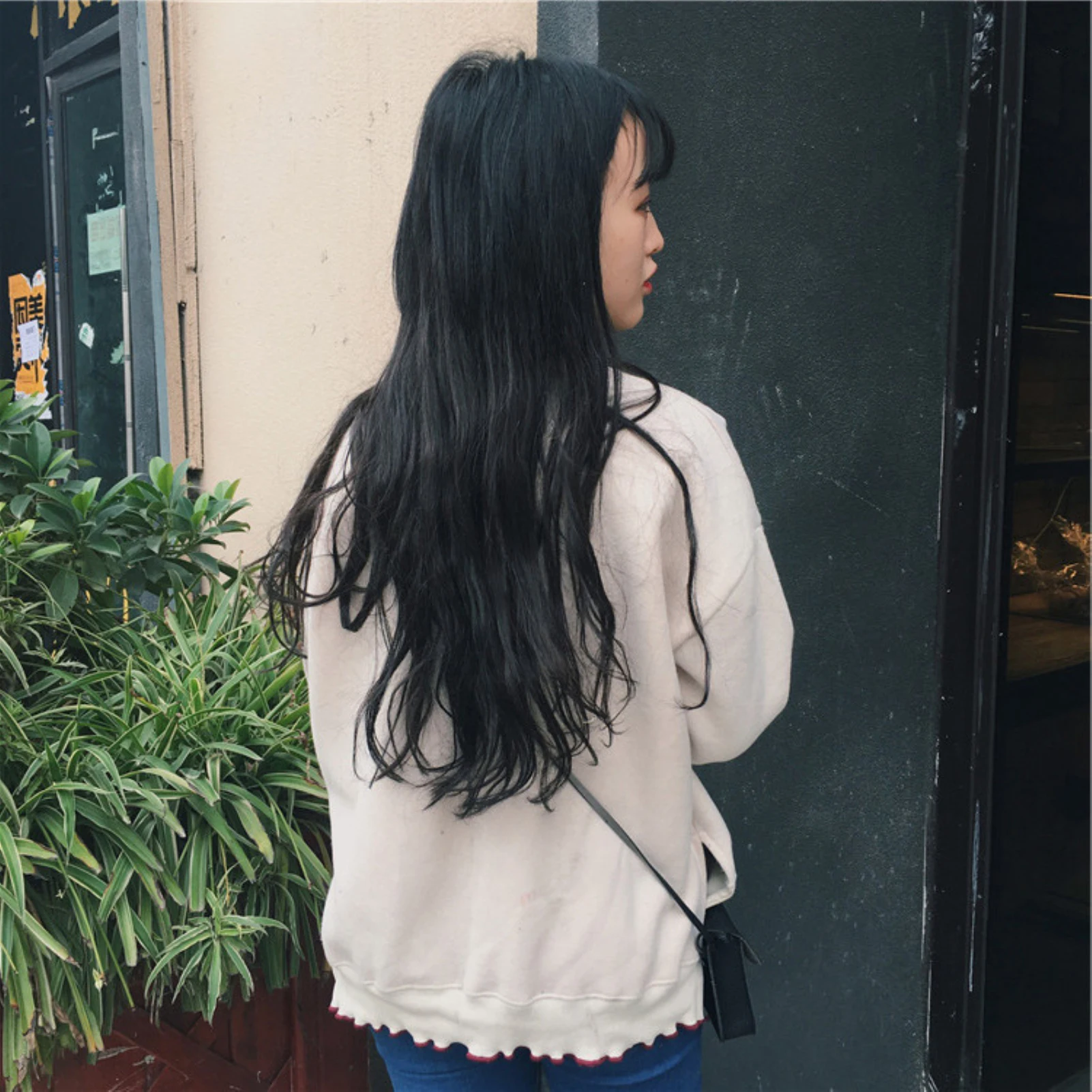 Women Hoodies Autumn Long Sleeve O Neck Wavy Hem Split Plush Sweatshirt Pullover Blouse Women's Clothing ropa de mujer 2021