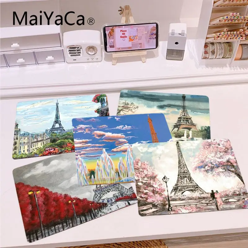 

MaiYaCa Hot Sales Beautiful France Paris Eiffel Tower High Speed New Mousepad Top Selling Wholesale Gaming Pad mouse