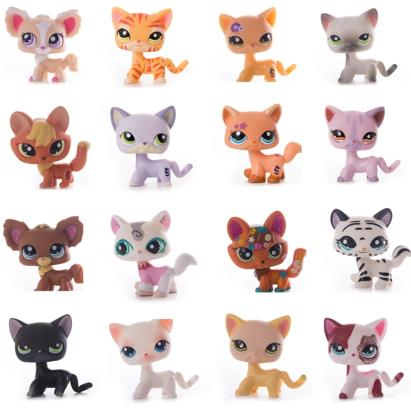 Экшн станция LPS Pet Shop розовая игрушка для кота с короткой шерстью Такса колли ПВХ