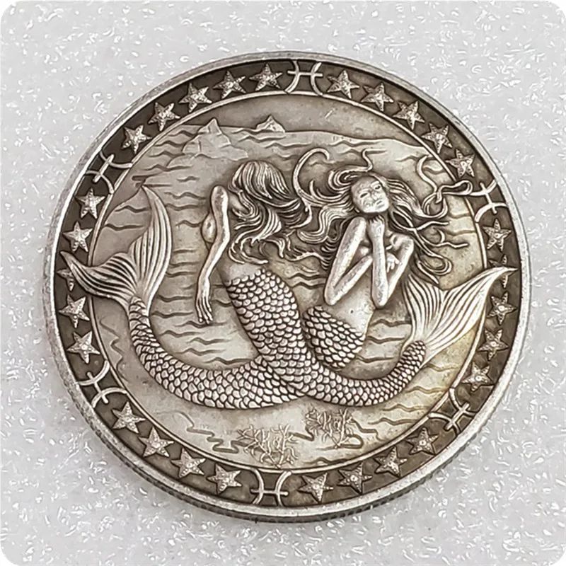 Коллекционная монета из 12 созвездия зодиака набор оригинальных монет для вызова