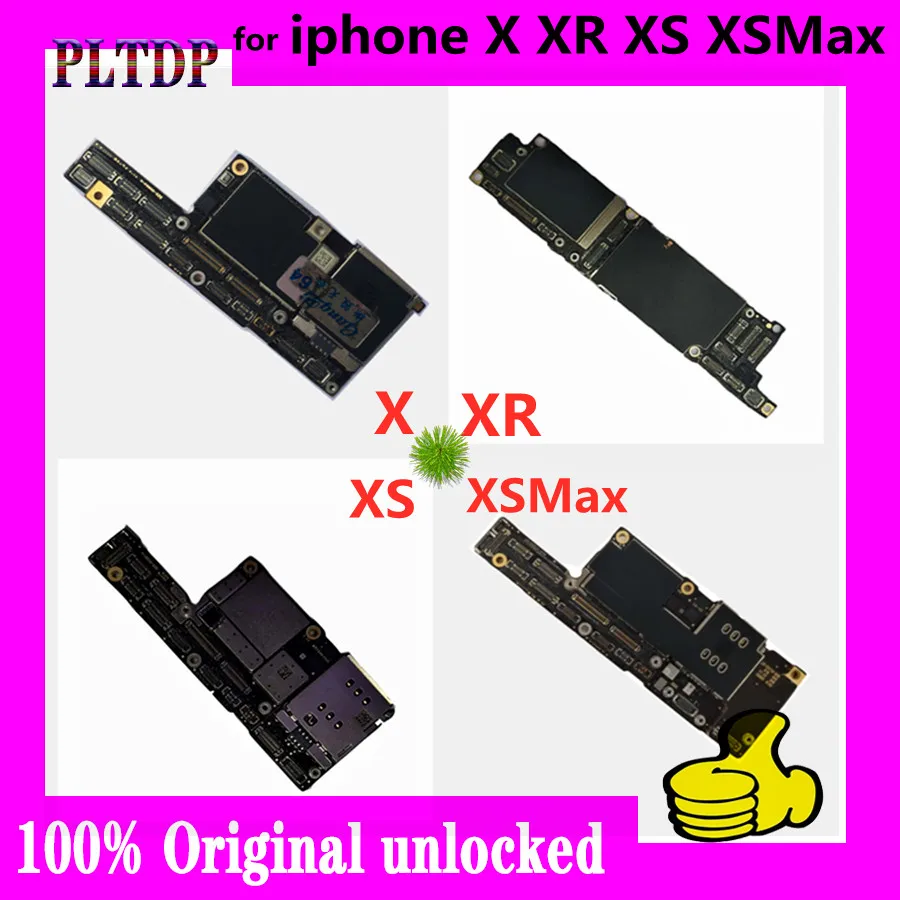 Материнская плата для iPhone XR XS Max X 64 ГБ 128 256 с/без Face ID оригинальная