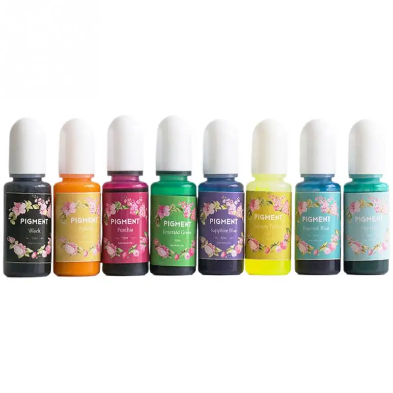 Ручной работы эпоксидные украшения делая смолы пигментных чернил Портативный