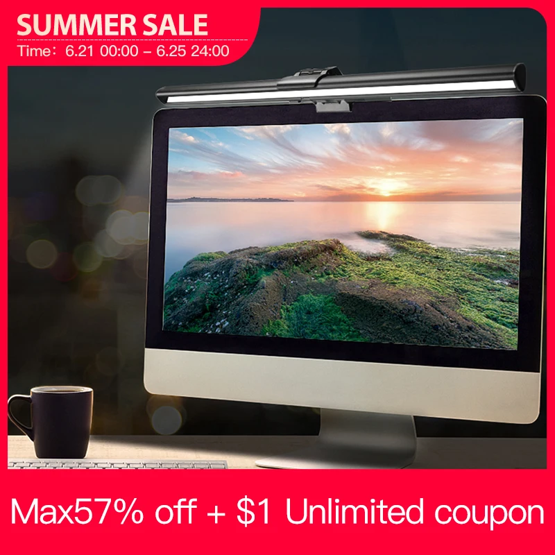

YAGE USB Foldable Light Pro Source Screen Hanging Light PC Computer Laptop Lamp Game Office Study Reading Table Light