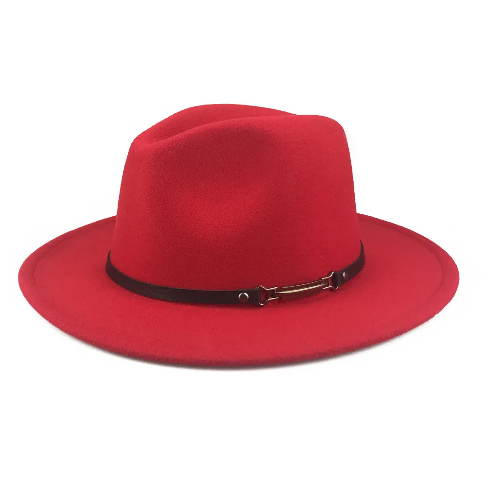 Модная мужская и женская шерстяная ковбойская шляпа с отверстиями в западном