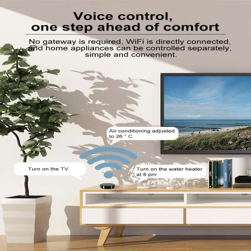 

1PC Smart IR Controller Smart Home Blaster Infrared Wireless Remote Control Via Smart Life Tuya APP Work With Alexa Google Home