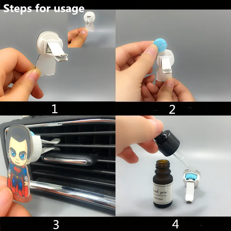 

Attack on Titan anime action figure prefect quality acrylic Air outlet aromatherapy Car decoration