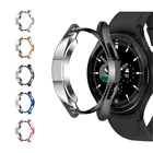 Чехол для samsung Galaxy watch 4 46 мм 42 мм, защитный чехол из ТПУ с покрытием для всего экрана, бампер correa Galaxy 4 classic 44 мм 40 мм