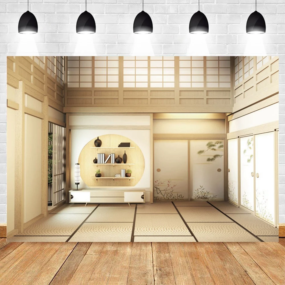 Фон для фотосъемки Yeele в японском стиле Весна природа гостиная дом фотография