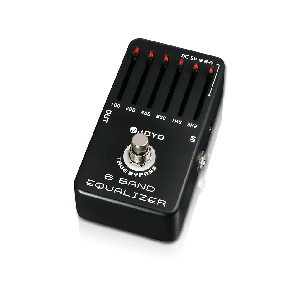 joyo jf 11 6 band equalizer e gitarre sechs bands eq effekte pedal einstellen gering mittleren hohe frequenz true bypass free global shipping