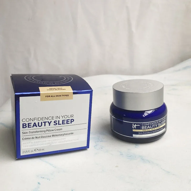 6pcs/lot Wholesale Confidence In Your Beauty Sleep Skin Transforming Pillow Cream 60ml For All Skin Types Sleep Cream