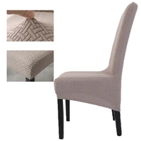 2021 high stretch jacquard xl size chair cover elastic chair covers spandex for dining roomkitchen housse de chaise