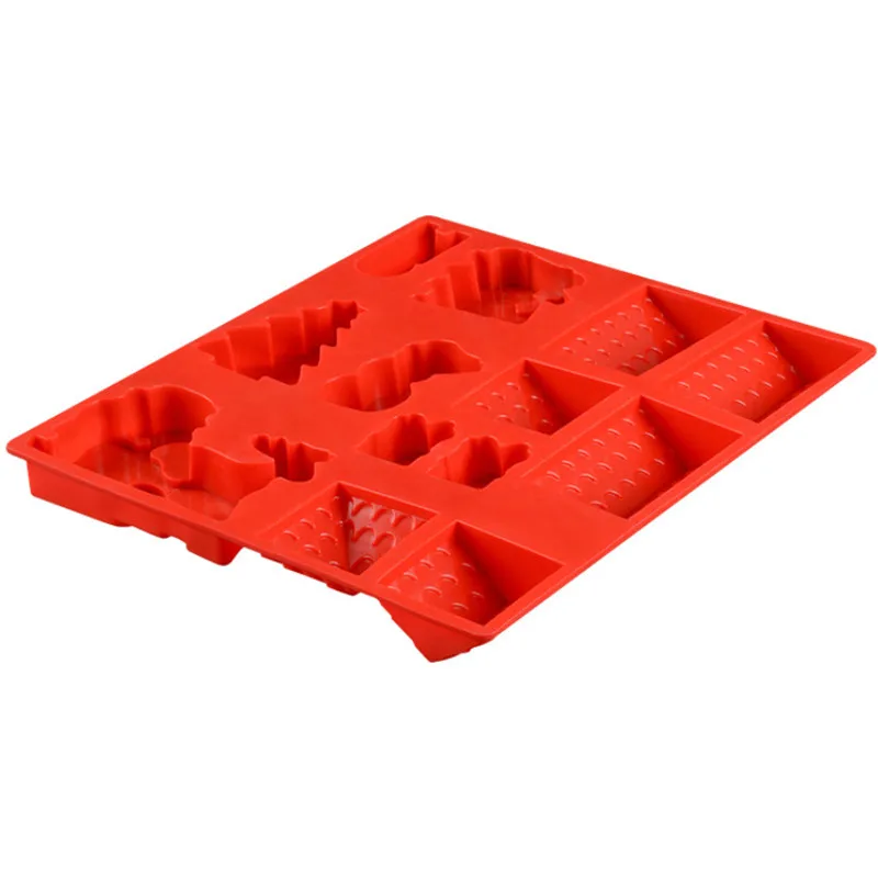 Силиконовая форма сделай сам 3D рождественская елка снеговик имбирный домик торт