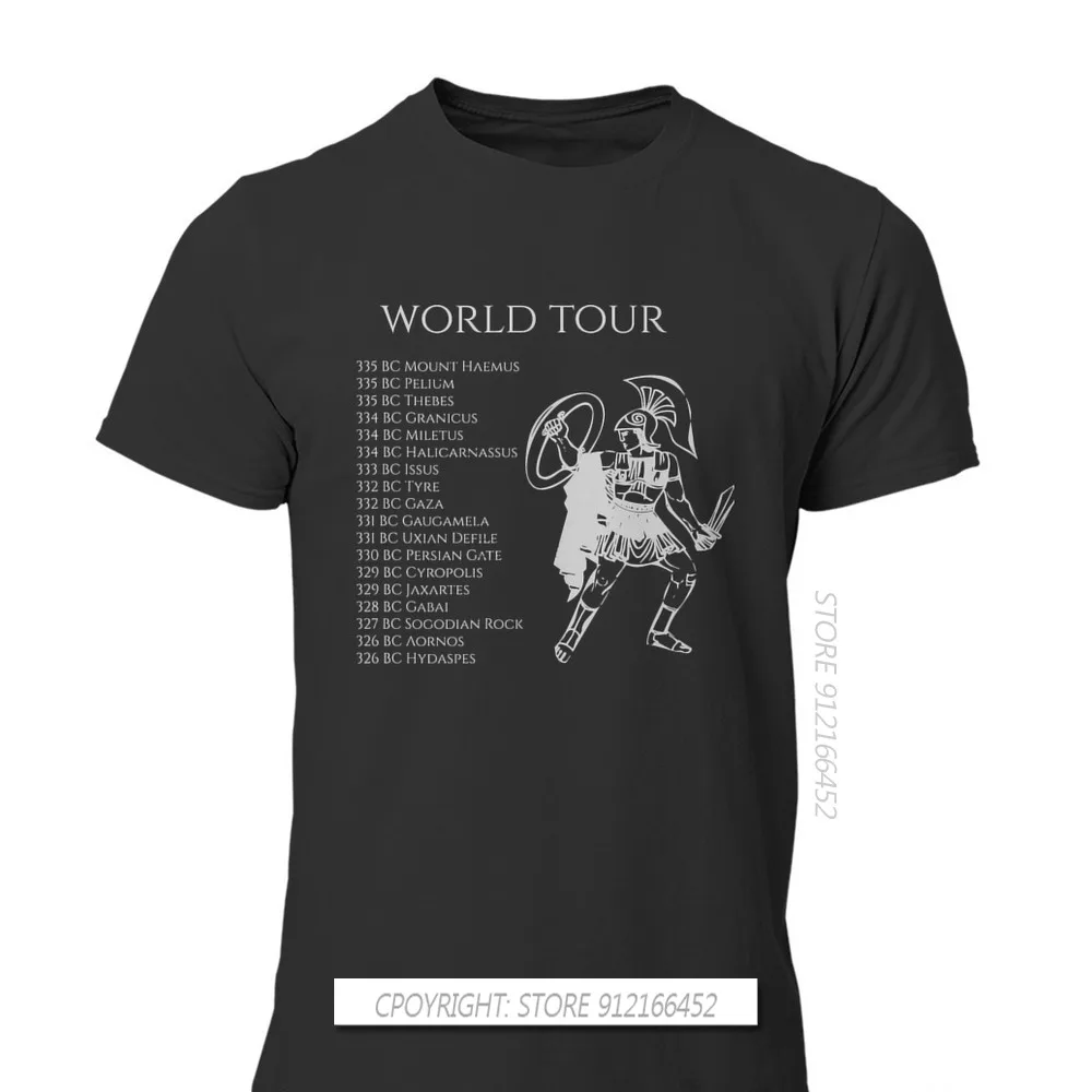 Футболка мужская оверсайз из хлопка с принтом Александр Великий Мир | Мужская