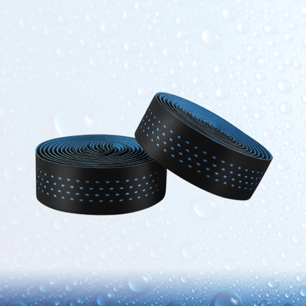 

1 Pair Sticky PU Road Bike Handlebar Tape Anti-slip Breathable Bike Bars Grips Tape Damping Anti-Vibration Wrap Cycling Handleba