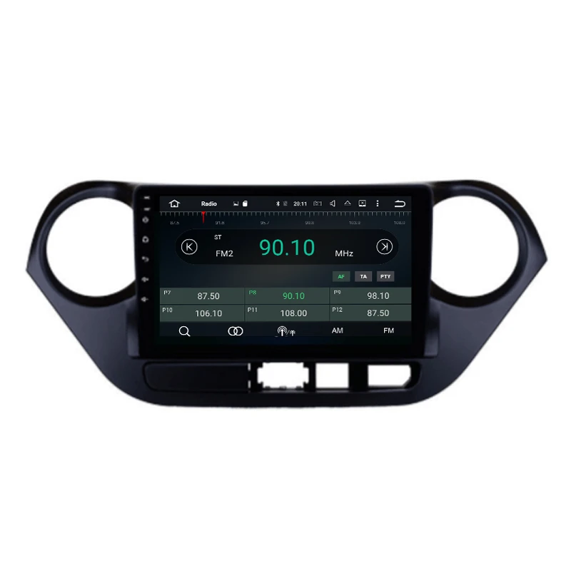 Android 9.0 IPS for hyundai auto DVD broadcast player i10 GT 2012-2016 car GPS navigation stereo multimedia audio and video | Автомобили и