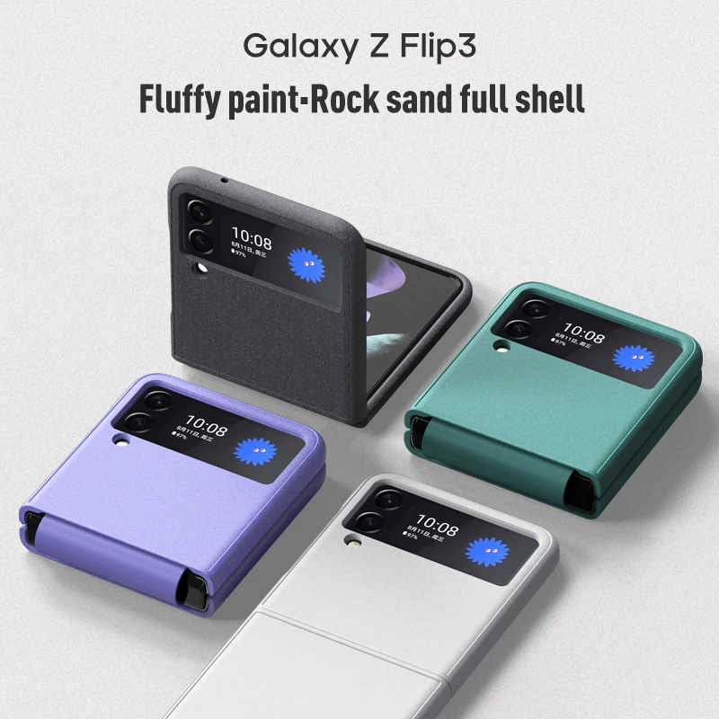 Чехлы с шарнирным покрытием и полной защитой корпуса для Samsung Galaxy Z Flip 3 5G