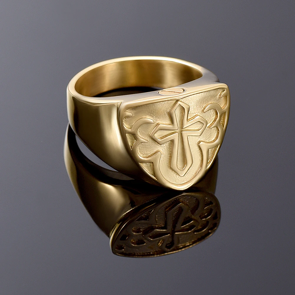 Эдз9011 сувенир кремации из нержавеющей стали крестовое кольцо для золы урна с