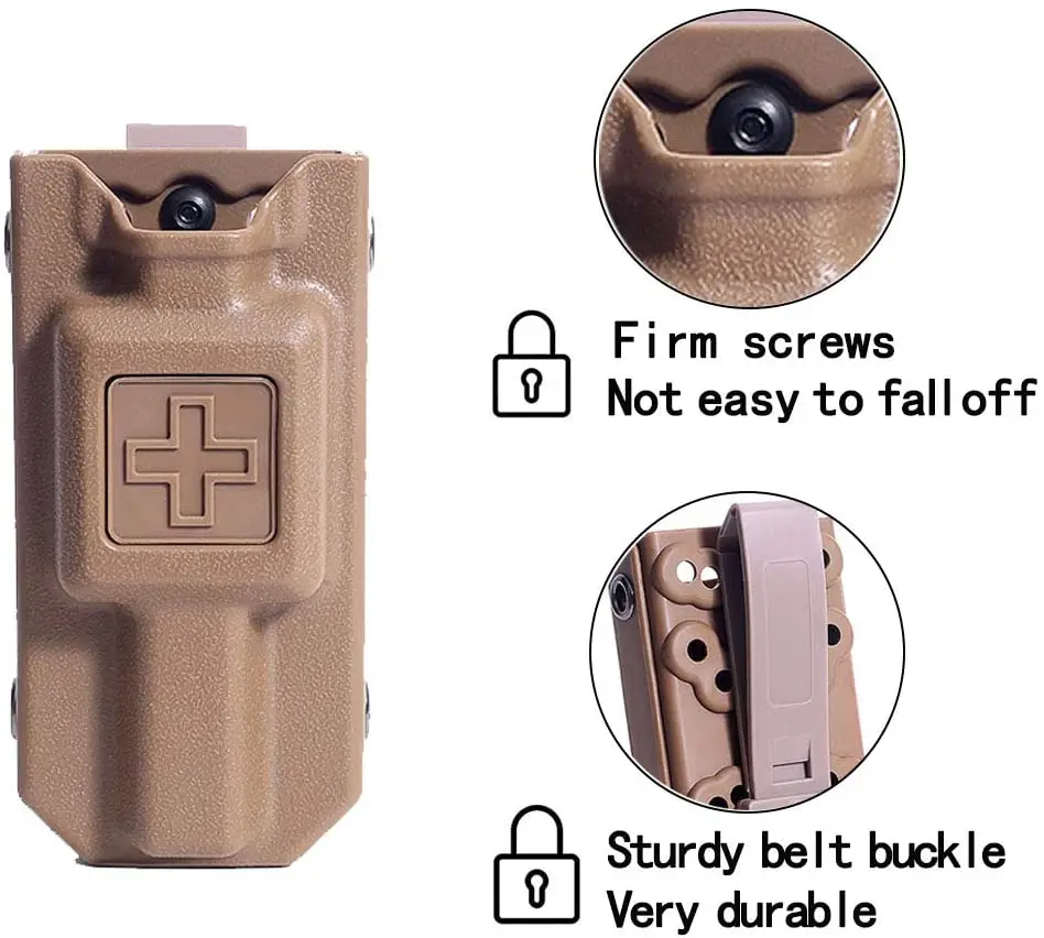 Тактический бокс для хранения жгута спасательный вращающийся быстрого