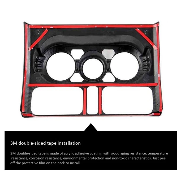 

for Suzuki Jimny 2019 2020 Car Central Control Air Conditioning Outlet Vent Decor Cover Carbon Fiber Trim Accessories