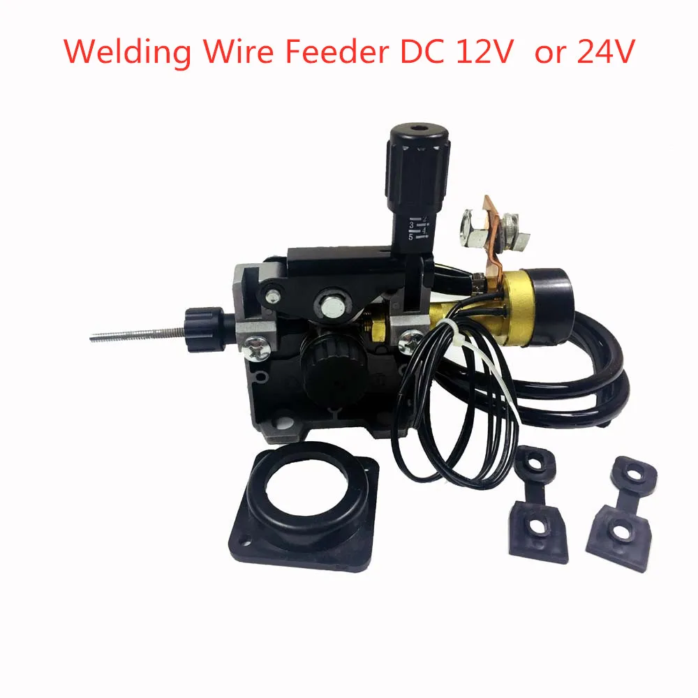 Wire Feeder DC 12V 24V SSJ-29 LRS-775 Feeder Roll U V K Groove EU Socket for Steel Aluminum Flux Cored Wire MIG Welding Machine