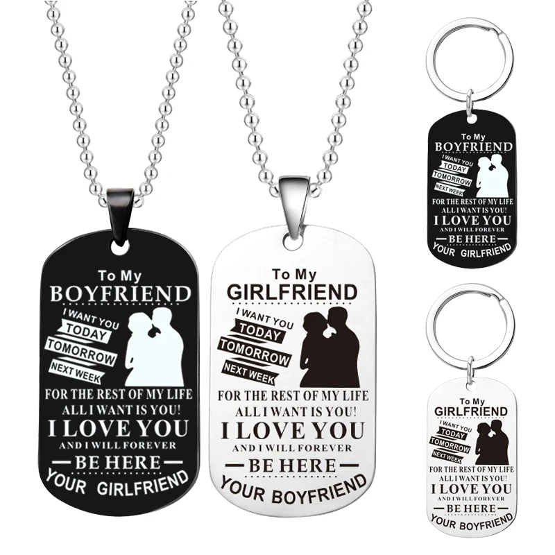 Любовь ожерелье или брелок подарки моему мужу/жене парню девушка лучший друг