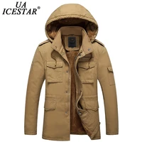 uaicestar winter jacket men washed cotton motorcycle jacket brand casual fashion thicken warm slim men l 5xl large size clothing