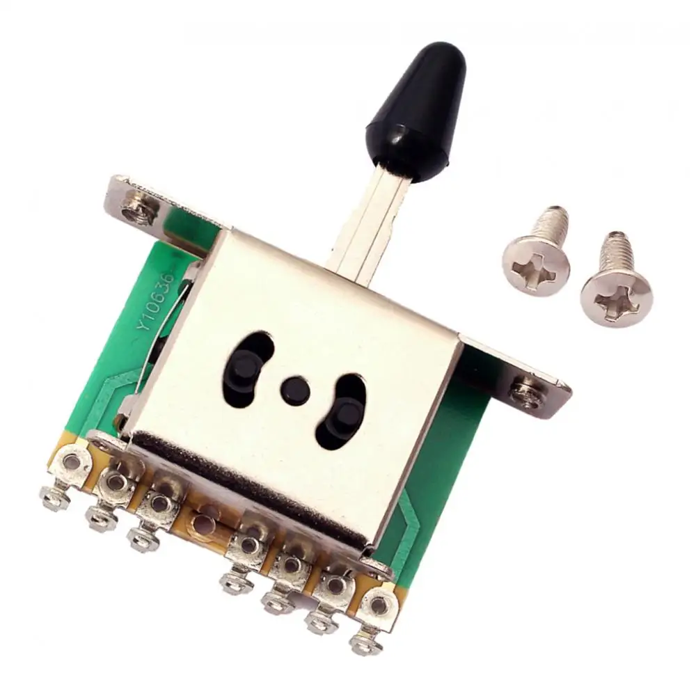 Pickup Toggle Switch - Black Tip 5 Way Choice For ST Electric Guitar | Parts &amp Accessories