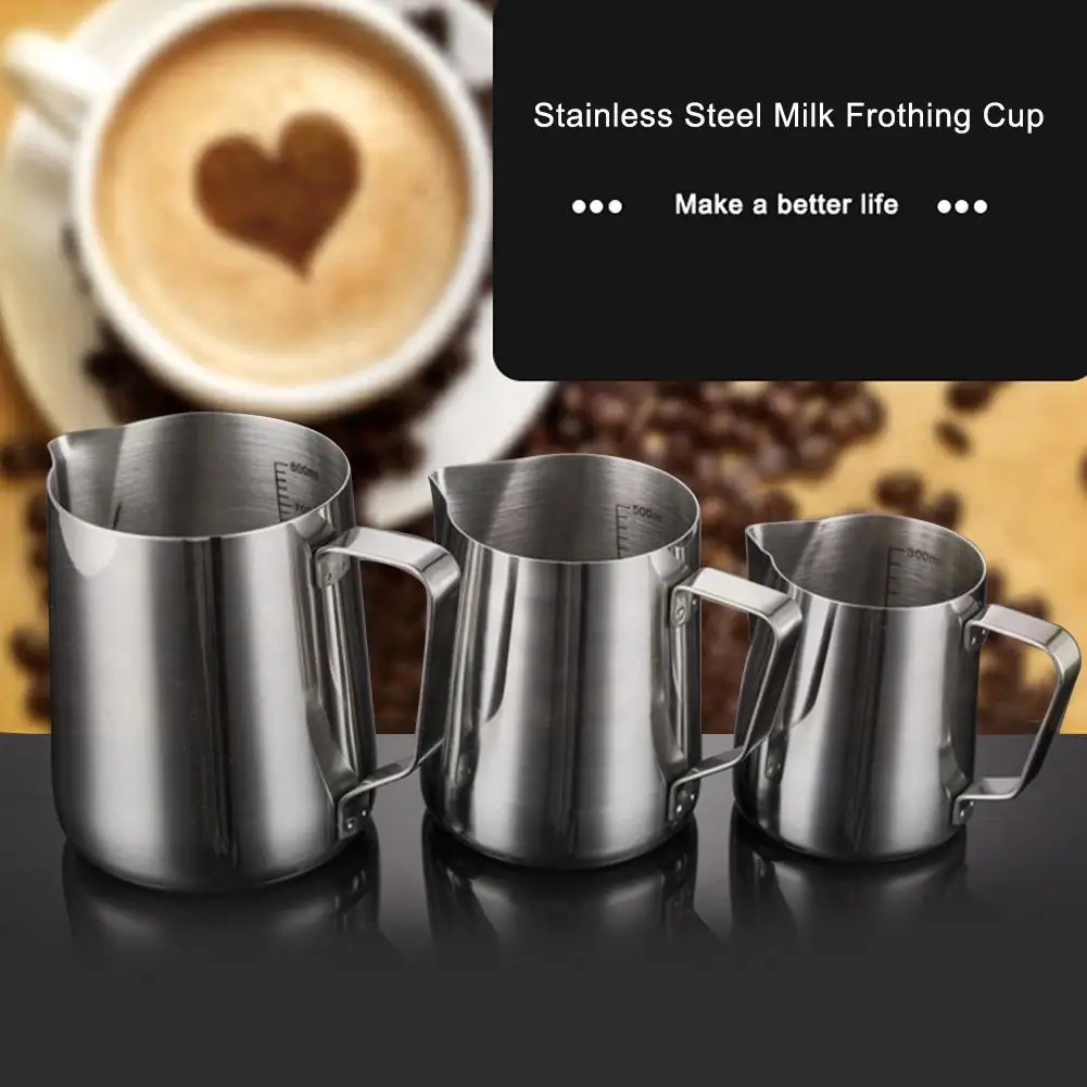 Нержавеющая сталь эспрессо Кофейная чашка Латте молочная заморозка кувшин для
