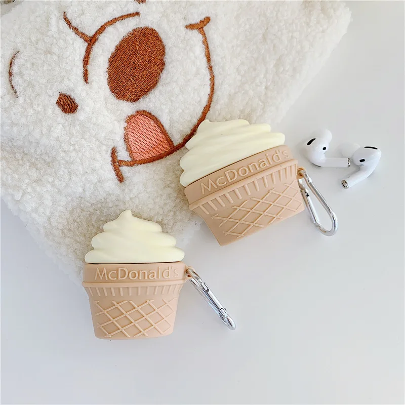 Силиконовый чехол для наушников Airpods Pro с объемным рисунком