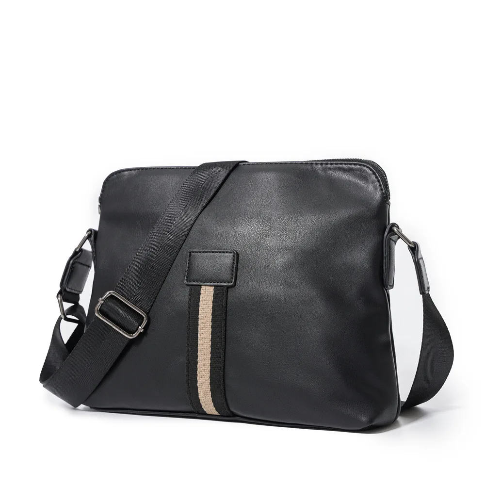 

Fashion Men's Handbag Shoulder Bag Vintage Trends PU Leather Retro Messenger Bag Stylish Casual Male Crossbody Shoulder Bag SAC