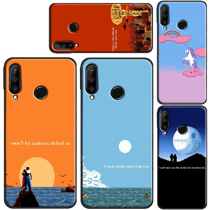 Pixel Art эстетика для Realme 8 Pro 6 7 Q3 GT Neo C3 C11 C15 C21 OnePlus 9 7T 8T 9R Nord | Мобильные телефоны и
