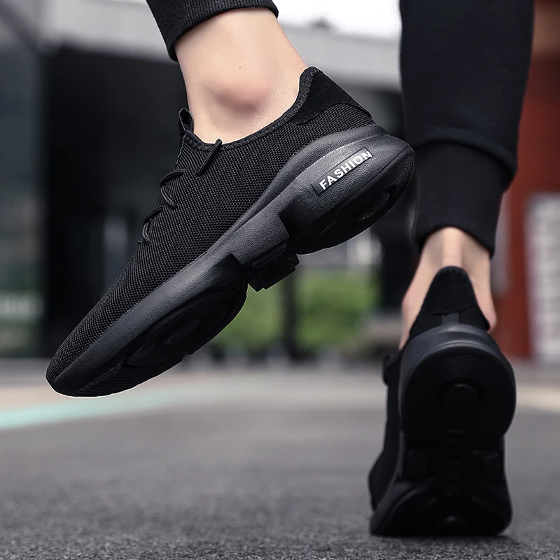 Мужские кроссовки из сетчатого материала на шнуровке | Обувь