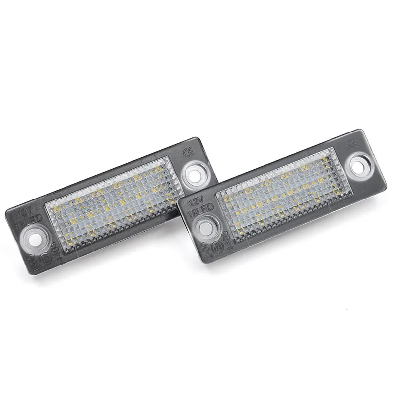 2 шт. 18SMD задний светодиодный номерной знак для VW Touran /Passat B6 5D /Jetta Candy For SKODA Superb 1 3U