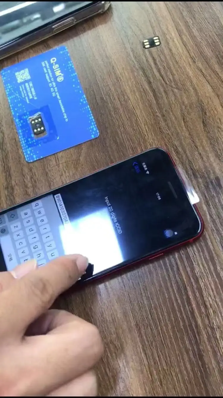 Поддержка IOS13 Q-SIM 6 для iphone 5/5C/5s/6/6 p/6s/7/7 p/8/8 p/x/xs/XS max/11/11 pro самую последнюю Автоматическая 5 аппарат не привязан к оператору сотовой связи адаптер сим-карты
