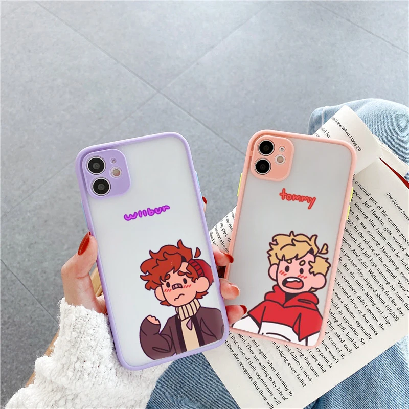 ZUIDID Dream Smp Clear Phone Case For iPhone 12 Pro MAX 11 XS X XR 13 SE20 7 8 6Plus Cartoon Japan Anime Hard Matte Cover Shell