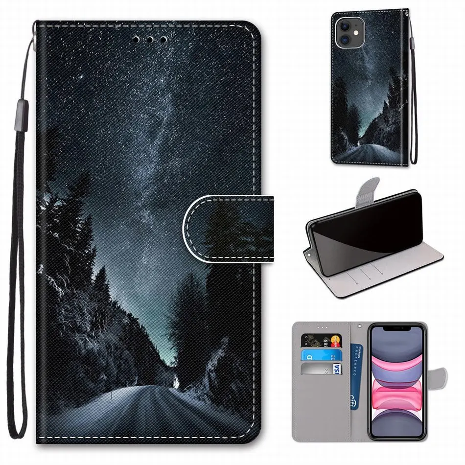 Милые кожаные чехлы для телефонов, чехол для Alcatel 1 1S 3X2018, чехлы для телефонов с изображением розы, башни, бабочки, милый чехол-книжка D08F