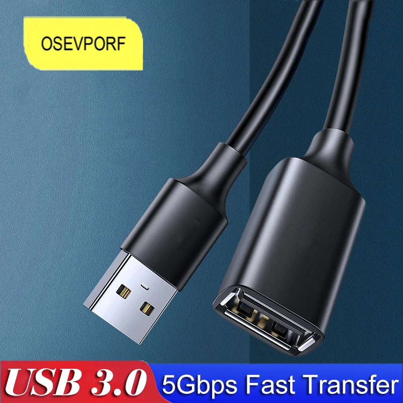 Кабель-удлинитель USB 3 0 для ПК компьютера геймера ноутбука провод передачи данных