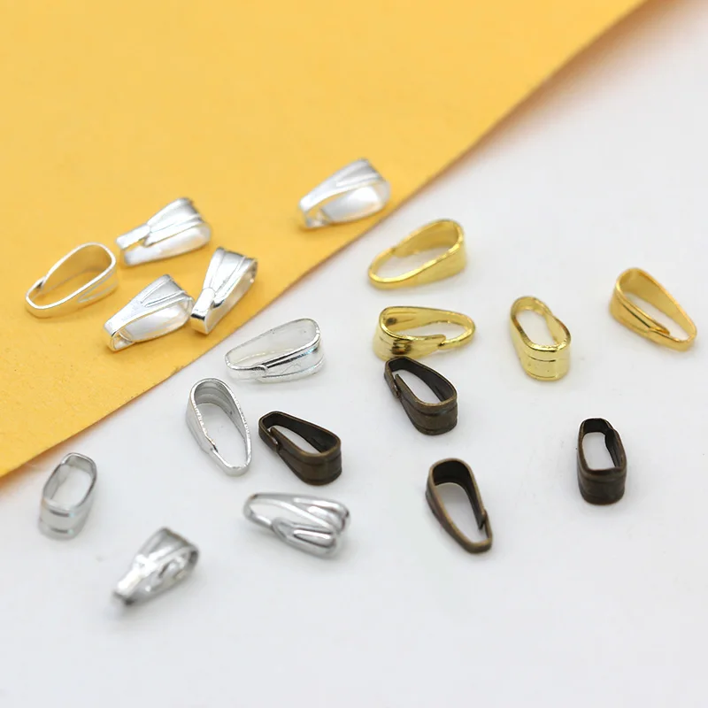 200 шт. золото/серебро/бронза металлическая позолоченная подвеска каменные