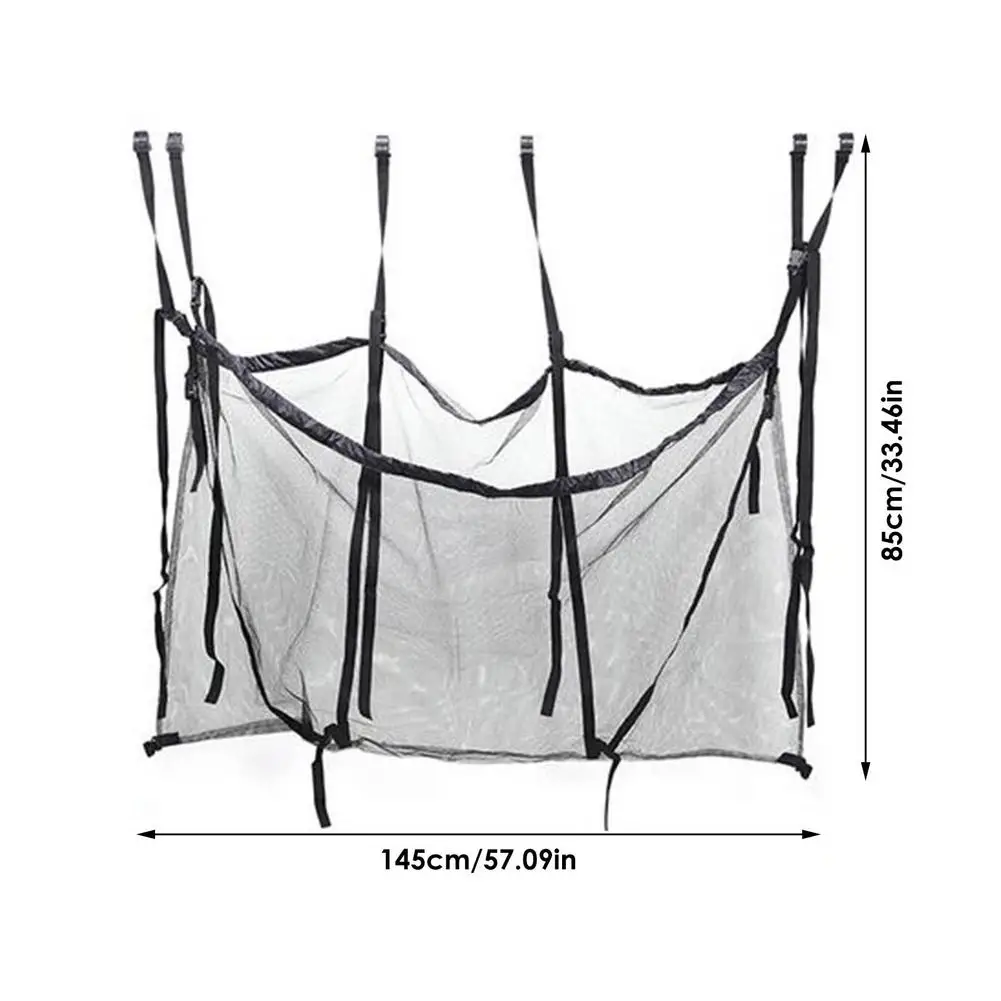 

Large Hanging Pool Storage Bag Summer Toy Organizer Swimming Pool Organizer 57" Adjustable Hanging Bin For Backyard Storage