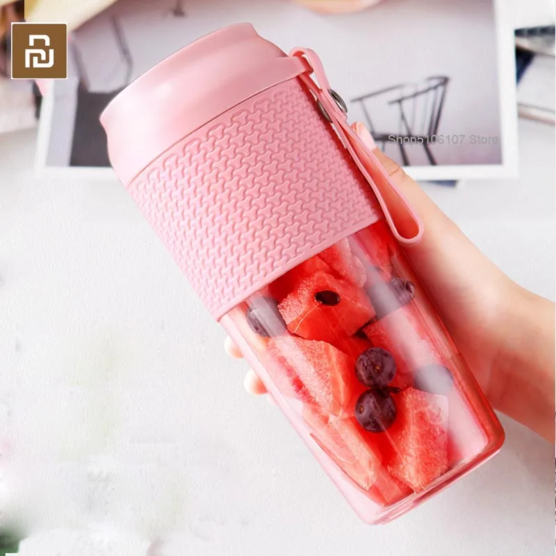 New Youpin Portable Juice Blender USB charging Multi-function Fruit Mixer Waterproof design Outdoor portable juicer | Электроника