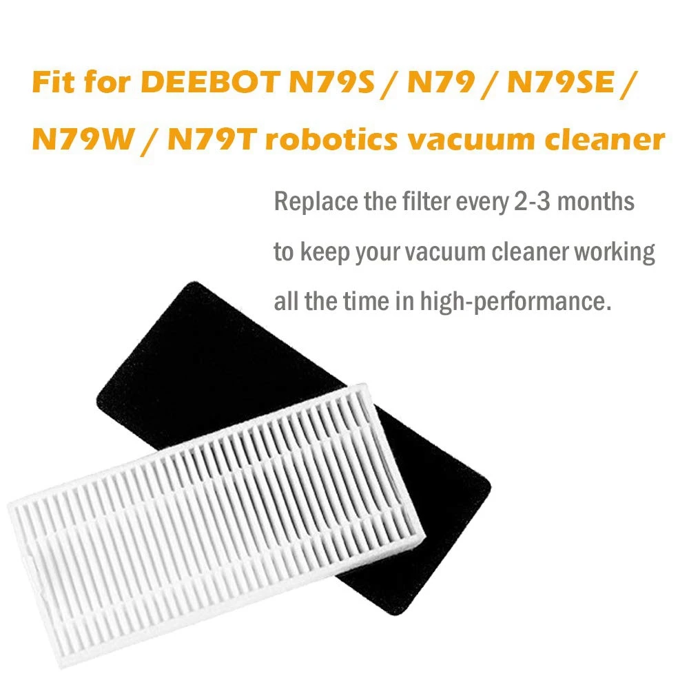 

Replacement Filters for Ecovacs DEEBOT - N79S N79 N79W N79T Deebot 500 Robotic Vacuum Cleaner Kit Accessories