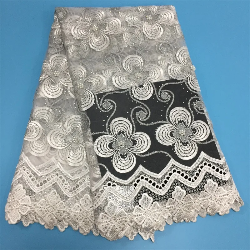 

New Design African Lace Fabric 2020 High Quality Lace African cord Lace Nigerian Lace Fabrics for Dress