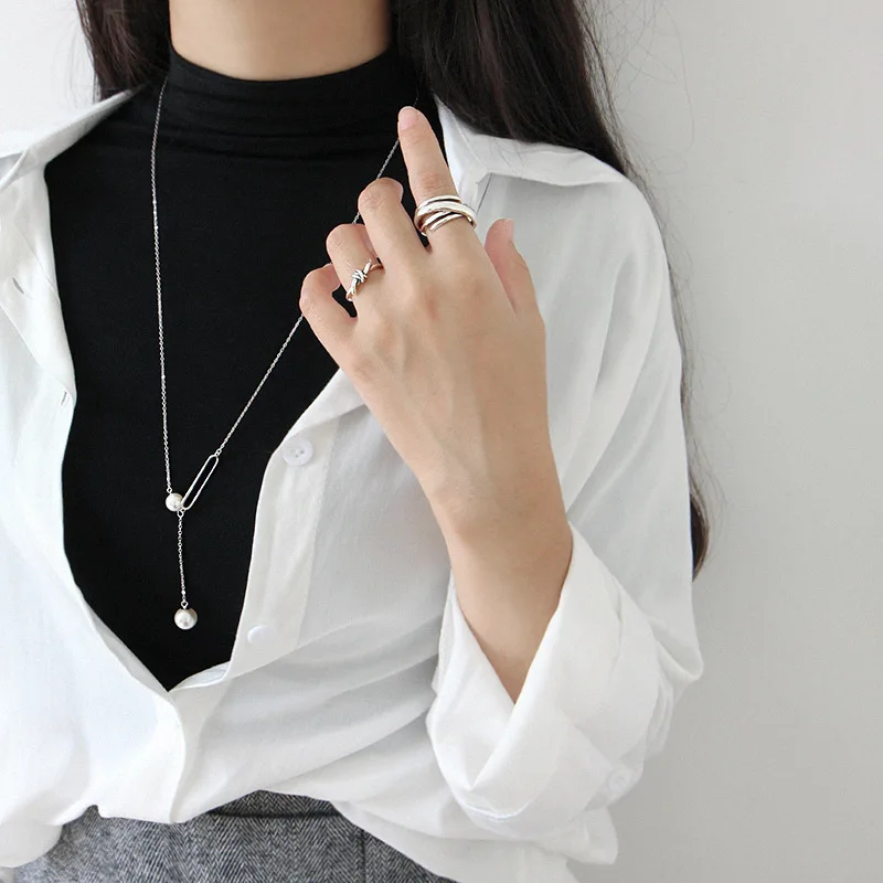 Преувеличенная личность геометрические кольца оригинальной формы для женщин