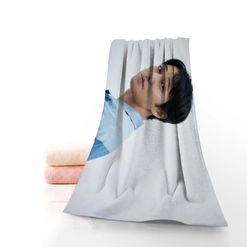 New So Ji Sub Towels Microfiber Bath Towels Travel,Beach,Face Towel Custom Creative Towel Size 35X75cm,70X140cm images - 6