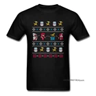 Мужские футболки Рождественский свитер футболка фантазия Улица Футболка 100% хлопок Одежда для взрослых Рождественский подарок Топы Final Fantasy тройники смешные