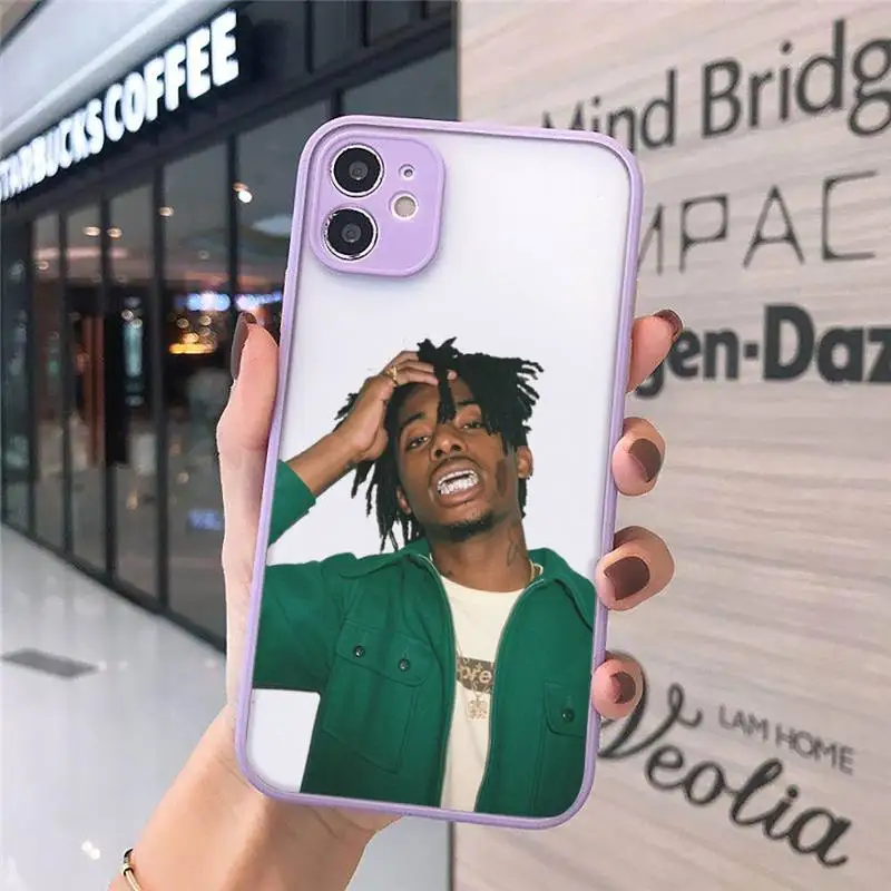 

Playboi Carti Trendy Hip Hop Rapper Phone Case Matte Transparent for iPhone 7 8 11 12 s mini pro X XS XR MAX Plus cover funda