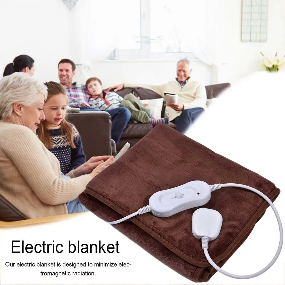 

230V 40W Heating Blanket Flannel Multifunctional Electric Throws Wrap Flannel Three Adjustment Gears Warming Blanket