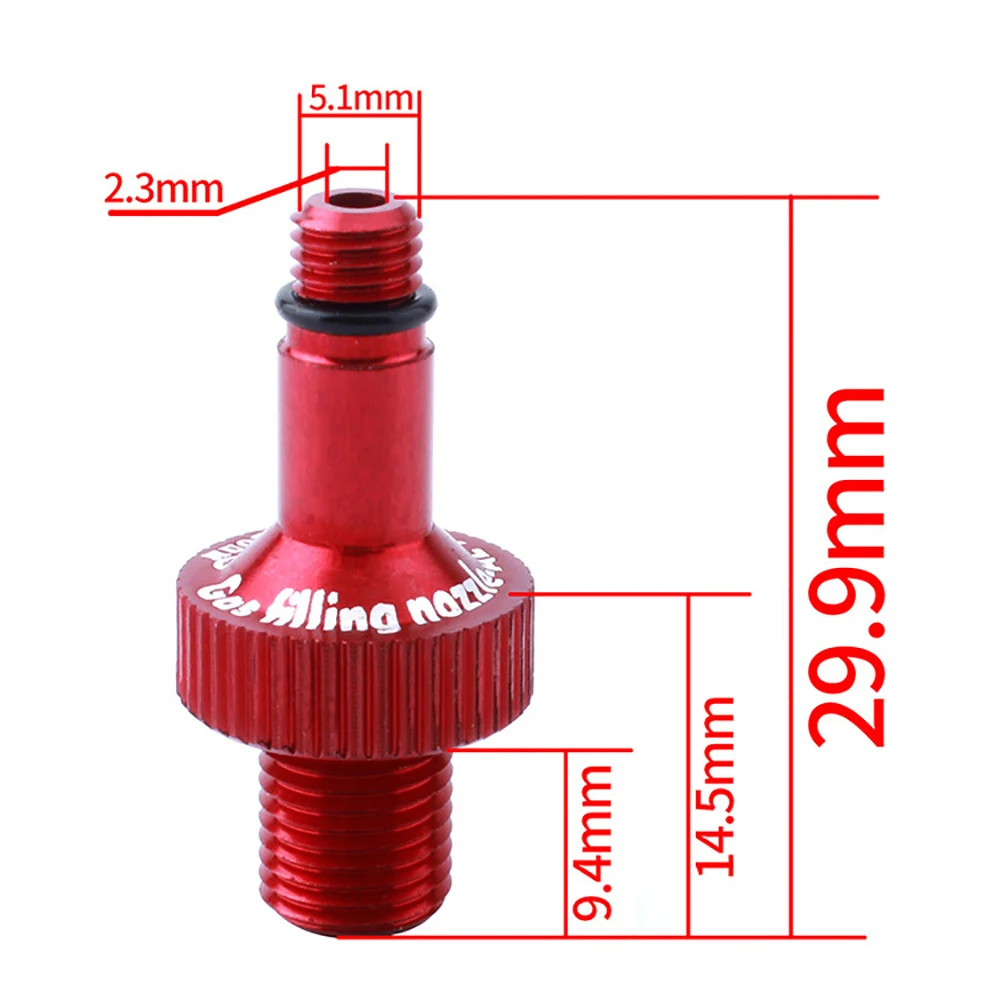 

Aluminum Alloy Bike Tool Rear Shock Air Valve Adapter for Rockshox Monarch/DT Swiss XMM/IFP Refueling Tool