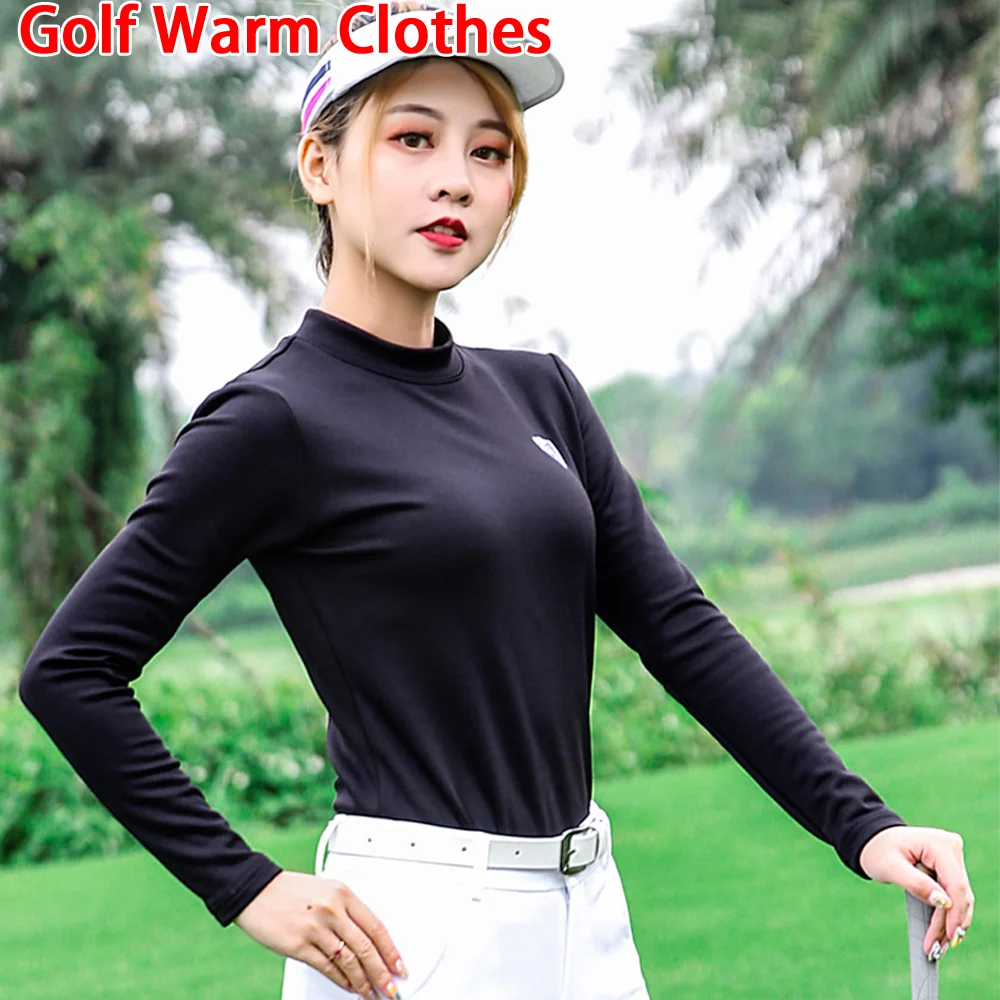 Одежда для гольфа из эластичной ткани с длинными рукавами нижнее теплое