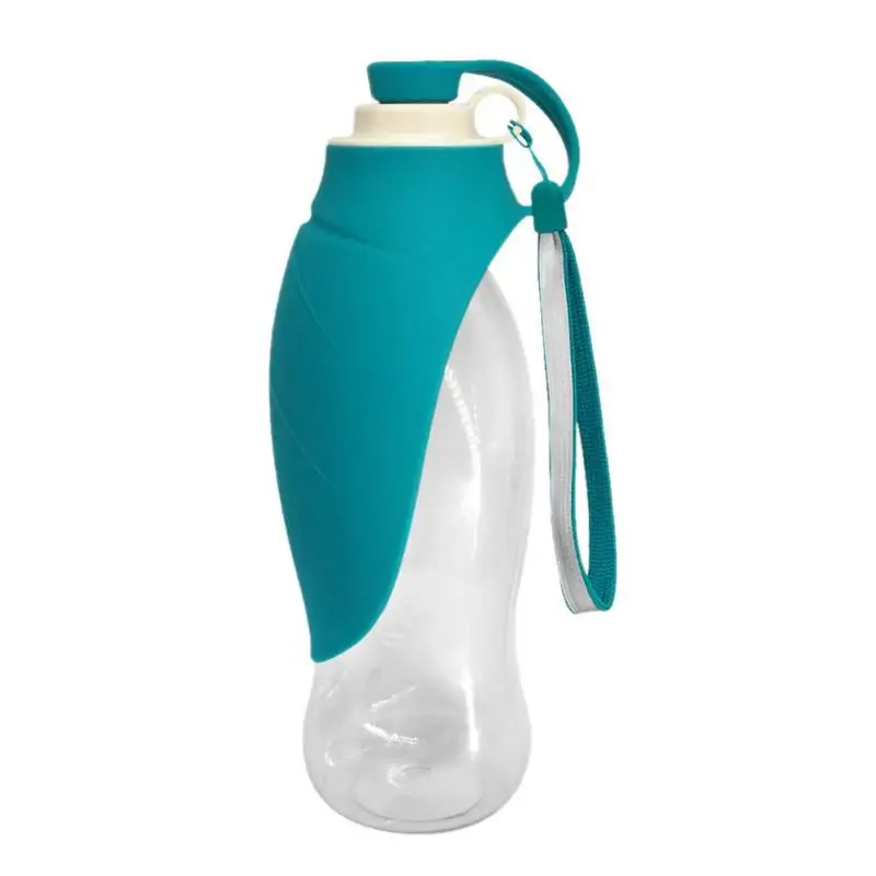 Leaf Shape Water Fountain Portable Bottle for Pet Dogs Outdoor Drinking | Дом и сад